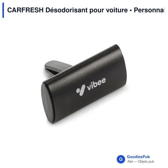 Désodorisant pour voiture personnalisable avec logo - CARFRESH - Image 5
