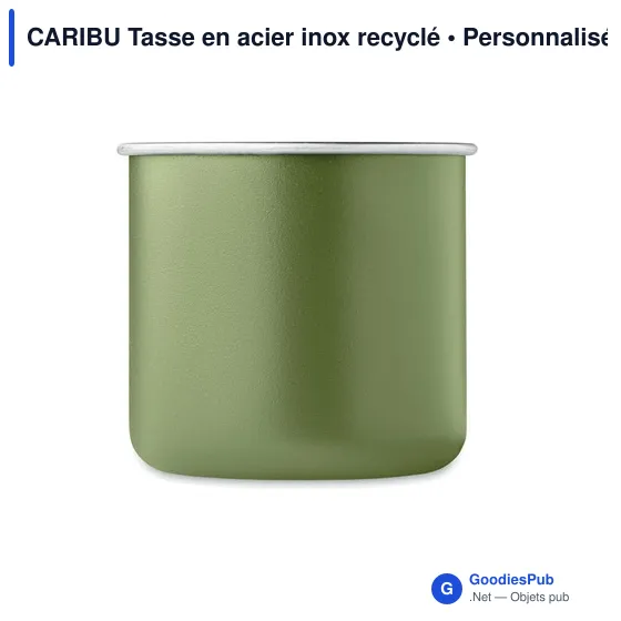 CARIBU Tasse en acier inox recyclé - Image 2
