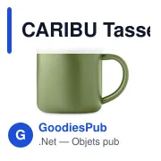 CARIBU Tasse en acier inox recyclé - Miniature 3