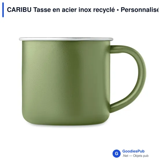 CARIBU Tasse en acier inox recyclé - Image 3