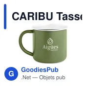 CARIBU Tasse en acier inox recyclé - Miniature 4