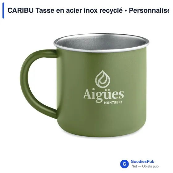 CARIBU Tasse en acier inox recyclé - Image 4