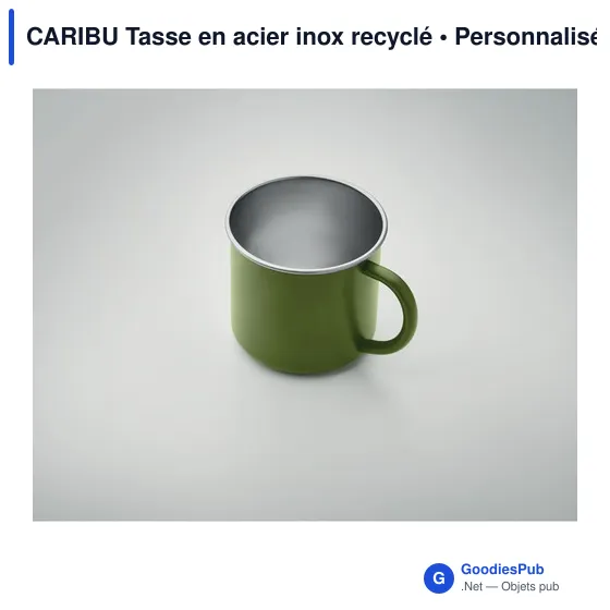 CARIBU Tasse en acier inox recyclé - Image 5