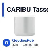 CARIBU Tasse en acier inox recyclé - Miniature 8