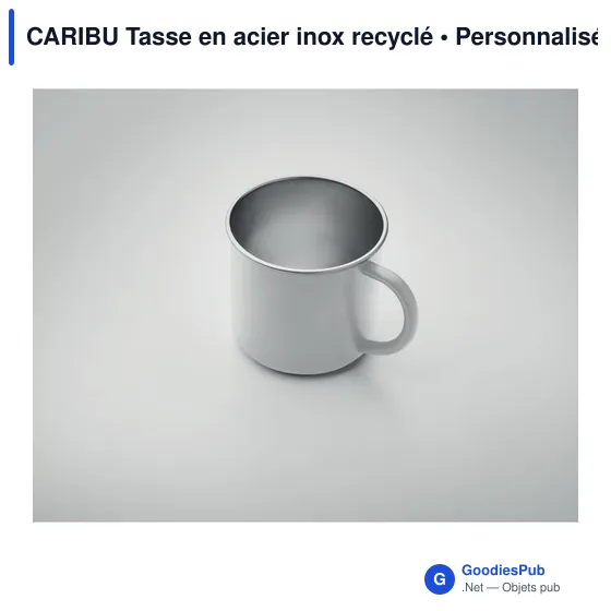 CARIBU Tasse en acier inox recyclé - Image 10
