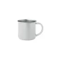Variante blanc - CARIBU Tasse en acier inox recyclé