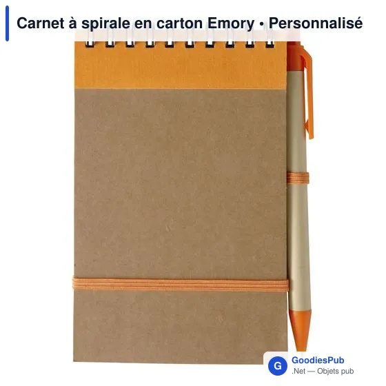 Carnet à spirale en carton Emory - Image 12