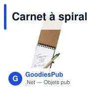 Carnet à spirale en carton Emory - Miniature 10