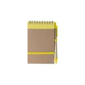 Variante jaune - Carnet à spirale en carton Emory