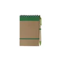 Variante vert - Carnet à spirale en carton Emory