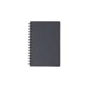 Variante brun - Carnet à spirale personnalisable en matériau recyclé avec logo