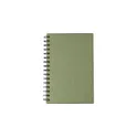 Variante vert - Carnet à spirale personnalisable en matériau recyclé avec logo