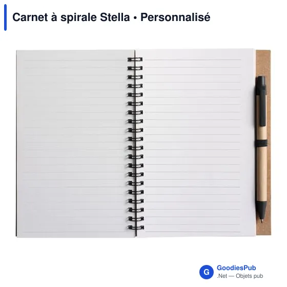 Carnet à spirale Stella - Image 2
