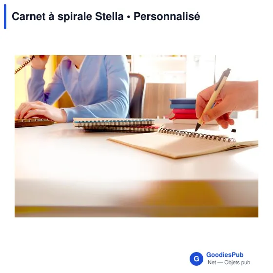 Carnet à spirale Stella - Image 5