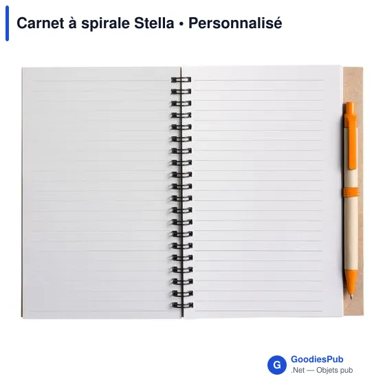 Carnet à spirale Stella - Image 7