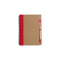 Variante rouge - Carnet à spirale Stella