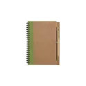Variante vert clair - Carnet à spirale Stella