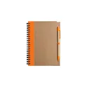 Variante orange - Carnet à spirale Stella