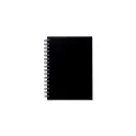 Variante Noir - Carnet à spirale A5 personnalisable en carton laminé avec logo - Classique