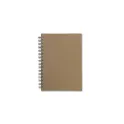 Variante Nature - Carnet à spirale A5 personnalisable en carton laminé avec logo - Classique