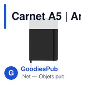 Carnet A5 personnalisable avec logo - Arthur - Miniature 2