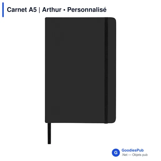 Carnet A5 personnalisable avec logo - Arthur - Image 2