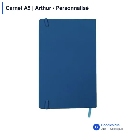 Carnet A5 personnalisable avec logo - Arthur - Image 11