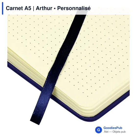 Carnet A5 personnalisable avec logo - Arthur - Image 12