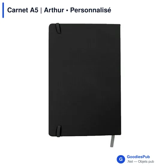 Carnet A5 personnalisable avec logo - Arthur - Image 3