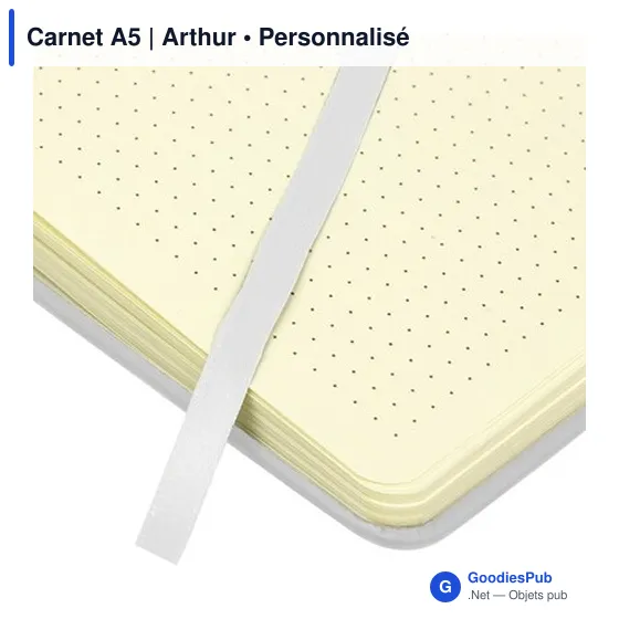 Carnet A5 personnalisable avec logo - Arthur - Image 8