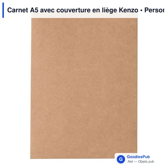 Carnet A5 avec couverture en liège Kenzo - Image 2