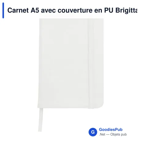 Carnet A5 avec couverture en PU Brigitta
