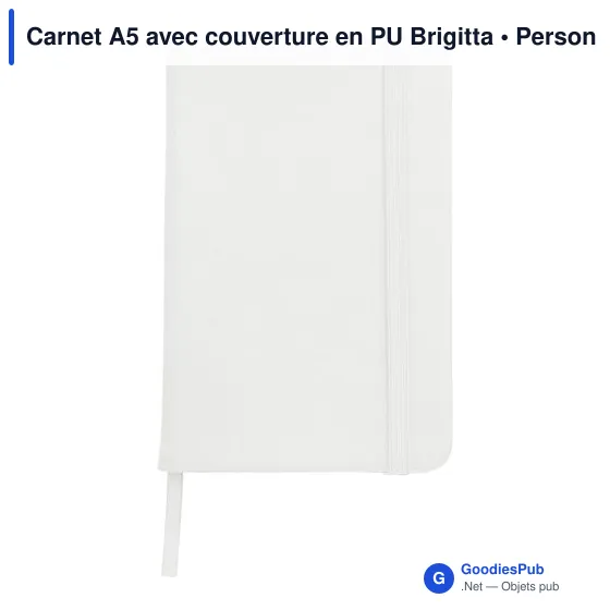 Carnet A5 avec couverture en PU Brigitta - Image 1