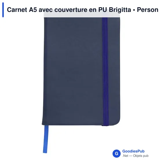 Carnet A5 avec couverture en PU Brigitta - Image 5