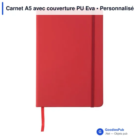 Carnet A5 avec couverture PU Eva - Image 3