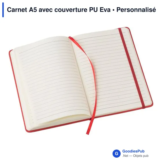 Carnet A5 avec couverture PU Eva - Image 4