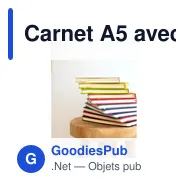 Carnet A5 avec couverture PU Eva - Miniature 6