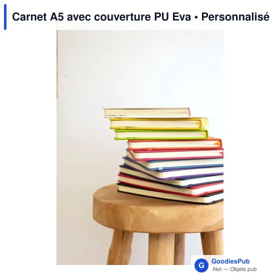 Carnet A5 avec couverture PU Eva - Image 6