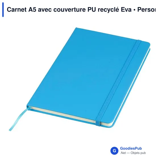 Carnet A5 avec couverture PU recyclé Eva - Image 2