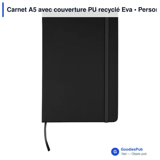 Carnet A5 avec couverture PU recyclé Eva - Image 11
