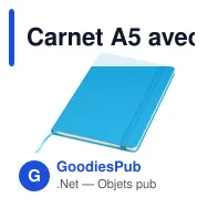 Carnet A5 avec couverture PU recyclé Eva - Miniature 12