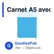Carnet A5 avec couverture PU recyclé Eva - Miniature 3