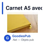 Carnet A5 avec couverture PU recyclé Eva - Miniature 5