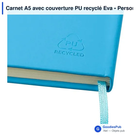 Carnet A5 avec couverture PU recyclé Eva - Image 8