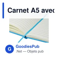 Carnet A5 avec couverture PU recyclé Eva - Miniature 9