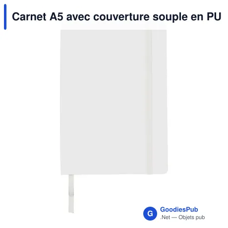 Carnet A5 avec couverture souple en PU Mireia