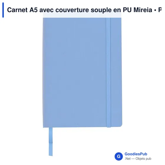 Carnet A5 avec couverture souple en PU Mireia - Image 2