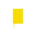 Variante jaune - Carnet A5 avec couverture souple en PU Mireia