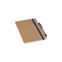 Variante bleu clair - Carnet A5 personnalisable avec stylo bille - logo inclus