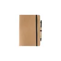 Variante noir - Carnet A5 personnalisable avec stylo bille - logo inclus